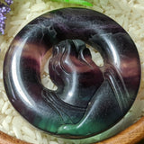 Fluorite "Pearl in Palm" Carving~ CRFLPIP1