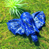 Lapis Lazuli Elephant Carving~ CRLELEP1