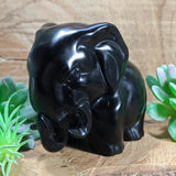 Black Obsidian Elephant~ CRBOELEP