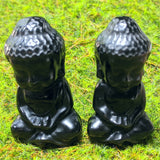 Gold Sheen Obsidian Buddha Carving- CRGSOBUD