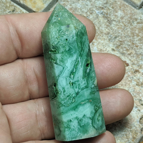 Green Opalized Fluorite~CRGOFL08