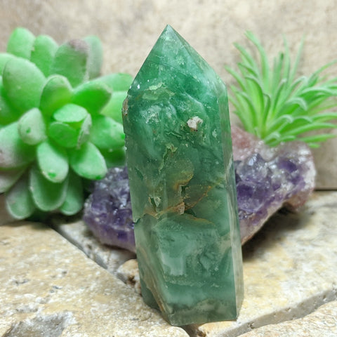 Green Opalized Fluorite~CRGOFL12