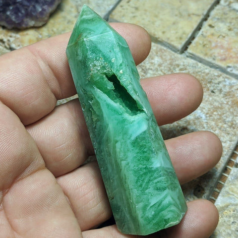 Green Opalized Fluorite~CRGOFL15