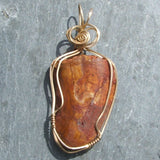 Wire Wrapped Allosaurus Tooth Pendant