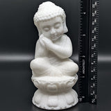 White Jade Sitting Buddha~CRWJSITB