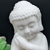 White Jade Sitting Buddha~CRWJSITB