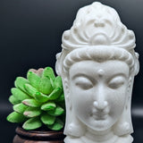 White Jade Kuan Yin-Large~CRWJKYLG