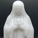 White Jade Mother Mary Statue~CRWJMARY