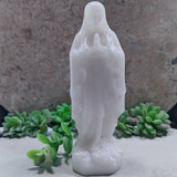 White Jade Mother Mary Statue~CRWJMARY