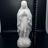 White Jade Mother Mary Statue~CRWJMARY
