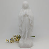 White Jade Mother Mary Statue~CRWJMARY