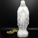 White Jade Mother Mary Statue~CRWJMARY