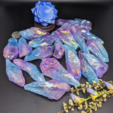 Rainbow Aura Prasiolite Crystal Shards~CRRAPRAS