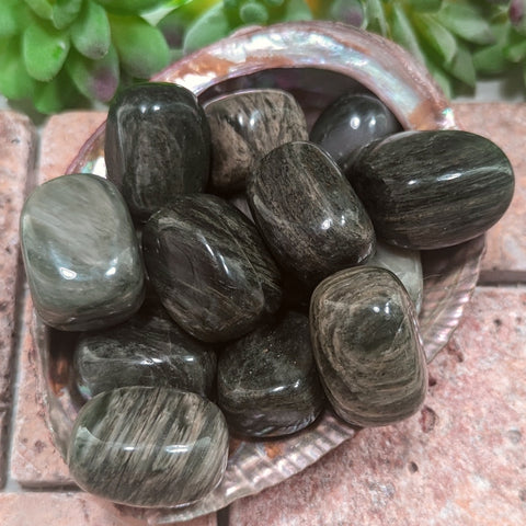 Green Hair Jasper Tumbled~ TUMGHJAS