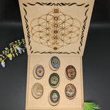 Crystal Grid Chakra Gift Set~CRCGFOLC