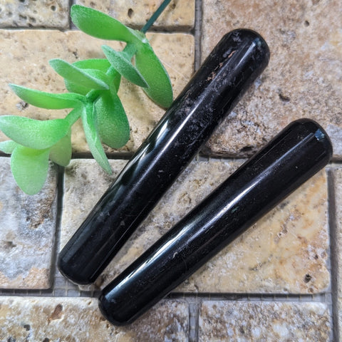 Black Tourmaline Wand- CRBTWAND