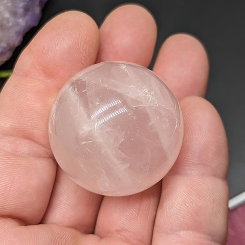 Rose Quartz Sphere~CRRQSPHL