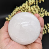 Snow Quartz Sphere~CRSNQTZ3