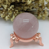 Star Rose Quartz Sphere~CRSRQSP1