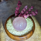 Star Rose Quartz Sphere~CRSRQSP4