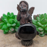 Black Tourmaline Palm Stone~CRBTPS01