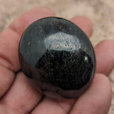 Black Tourmaline Palm Stone~CRBTPS02