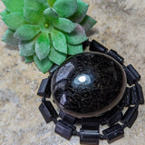 Black Tourmaline Palm Stone~CRBTPS02