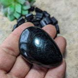 Black Tourmaline Palm Stone~CRBTPS03