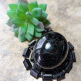 Black Tourmaline Palm Stone~CRBTPS04