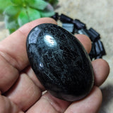 Black Tourmaline Palm Stone~CRBTPS05