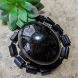 Black Tourmaline Palm Stone~CRBTPS07