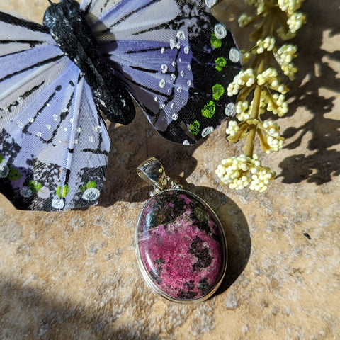 Cobaltian Calcite Pendant~JSSCCP02