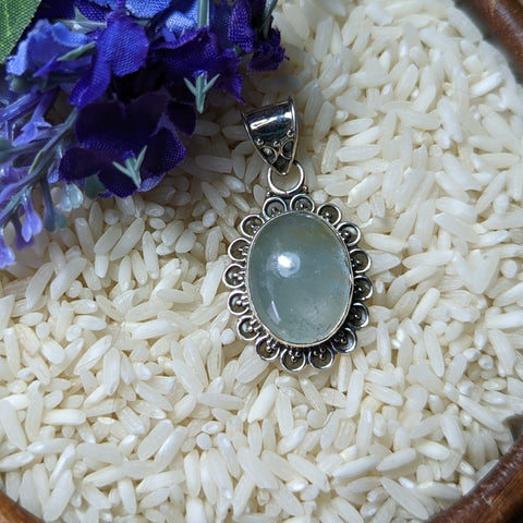 Aqua Calcite Pendant~JSSAQCP1