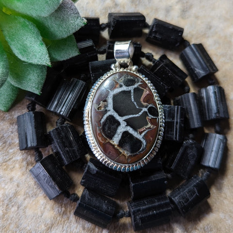 Septarian Nodule Pendant~JSSSENP2