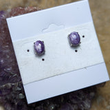 Charoite Post Earrings~JSSCEAR3