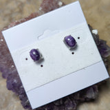 Charoite Post Earrings~JSSCEAR4