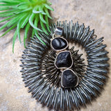 Black Tourmaline Pendant- JSSBLKT2