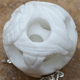 White Jade Chinese Puzzle Ball~CRWJDPZB