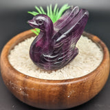 Purple Fluorite Swan~ CRPFLSWN