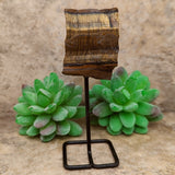 Tiger Eye Chunk on Metal Stand~CRTESTND