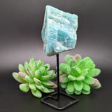 Amazonite Chunk on Metal Stand~CRAMSTND