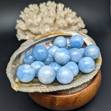 Aquamarine (blue Beryl) Mini Spheres~CRAQUASP