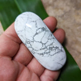 Howlite Palm Stone~CRHOWLPS