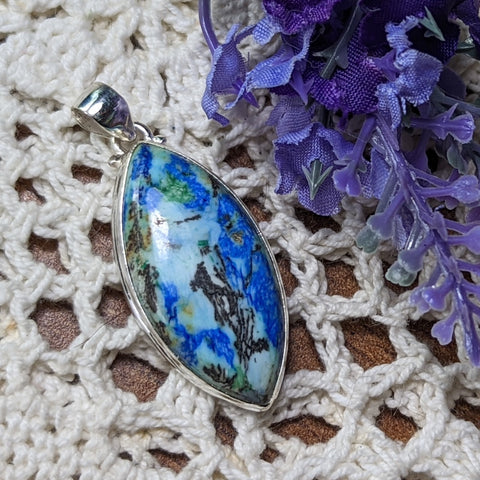 Azurite Pendant~JSSAZRP2
