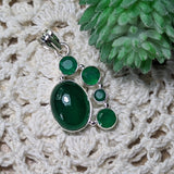 Green Chalcedony Pendant~JSSPGC02