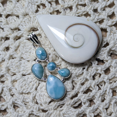 Larimar Pendant~JSSLMS03