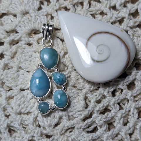 Larimar Pendant~JSSLMS05