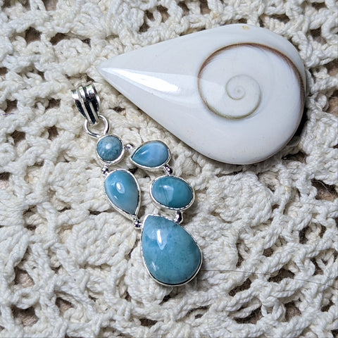 Larimar Pendant~JSSLMS02