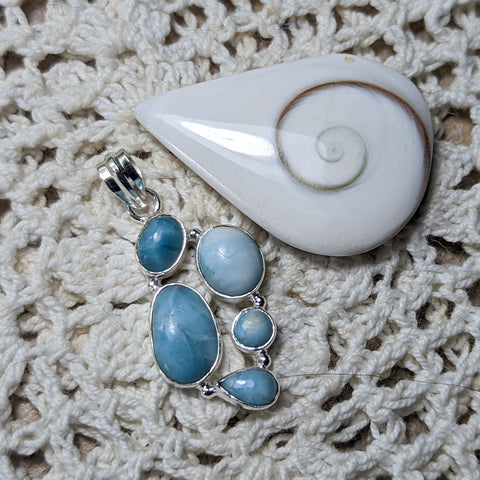 Larimar Pendant~JSSLMS08