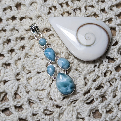 Larimar Pendant~JSSLMS10